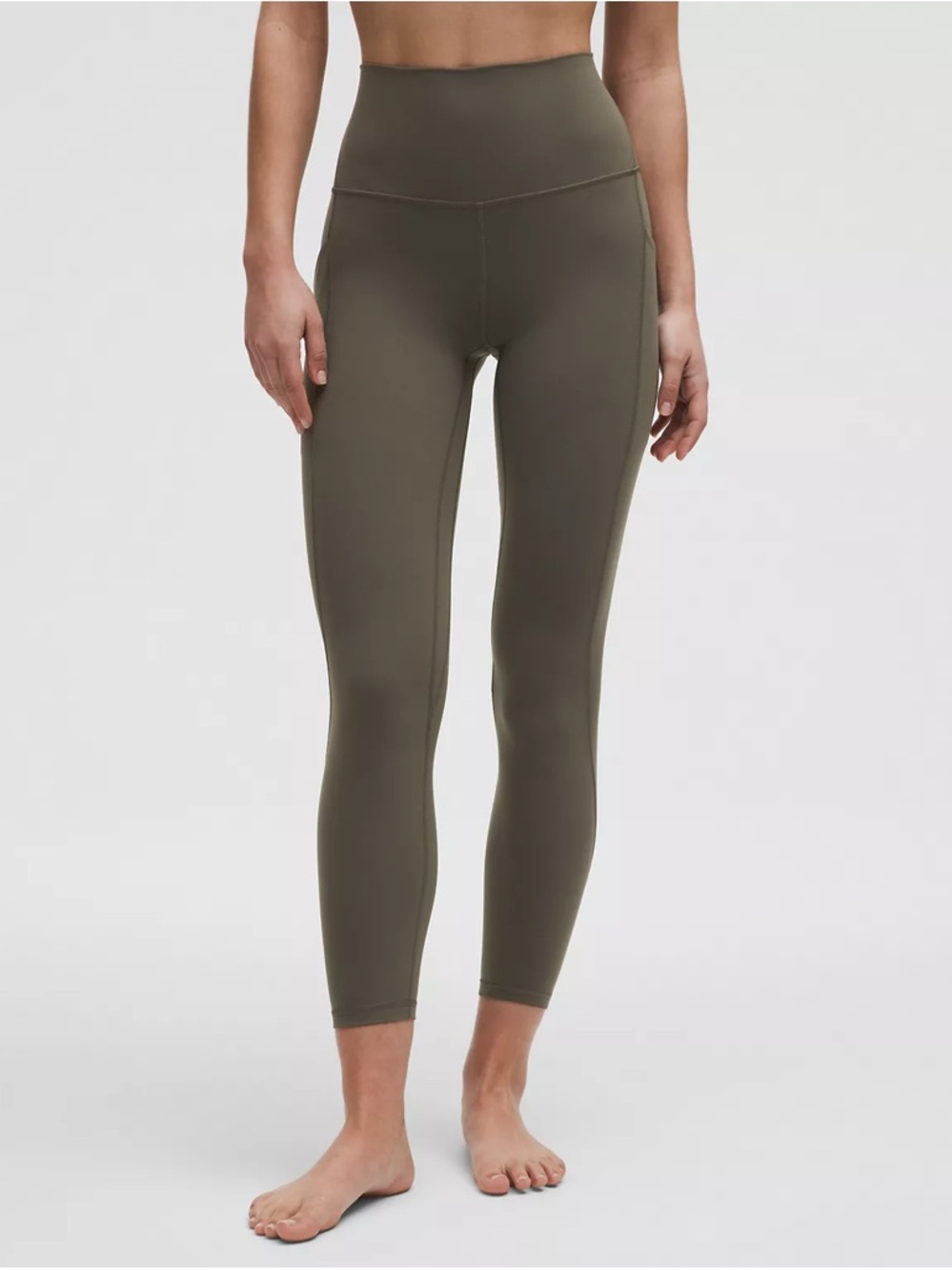 Lululemon Athletica Align High-Rise 25” Workout Leggings in Army Green Size 6